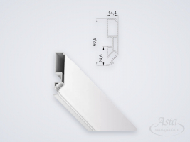 Профиль-переход LumFer PDK60 для карниза (2 м)