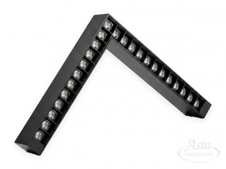 Светильник Wellington TR48 Light Угол Дарклайн 18 Вт, 4000 К, черный (218х238 мм)